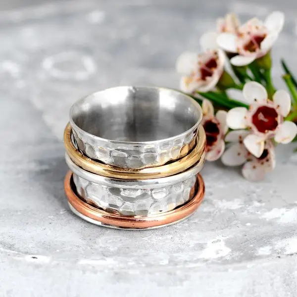 Women's Vintage Silver Plated Ring