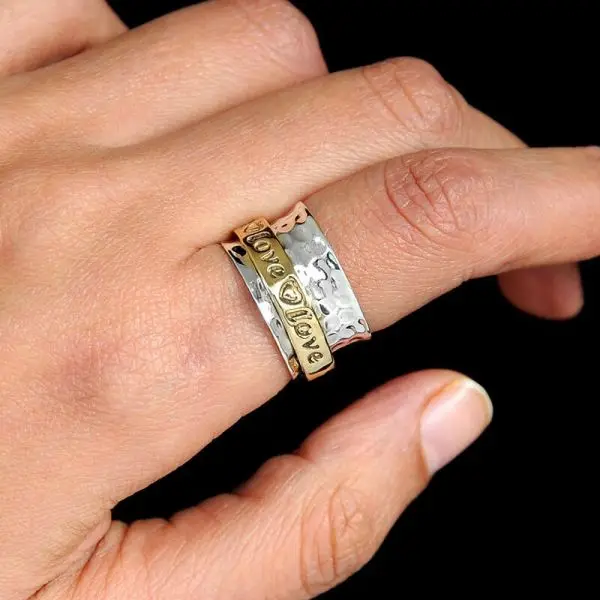 Women's Vintage Silver Plated Ring