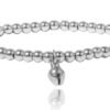 Curb Cuban Chain Bracelets Set for Women, 4 Pcs