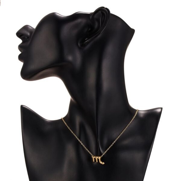 Women's Elegant Zodiac Sign Pendant Necklace